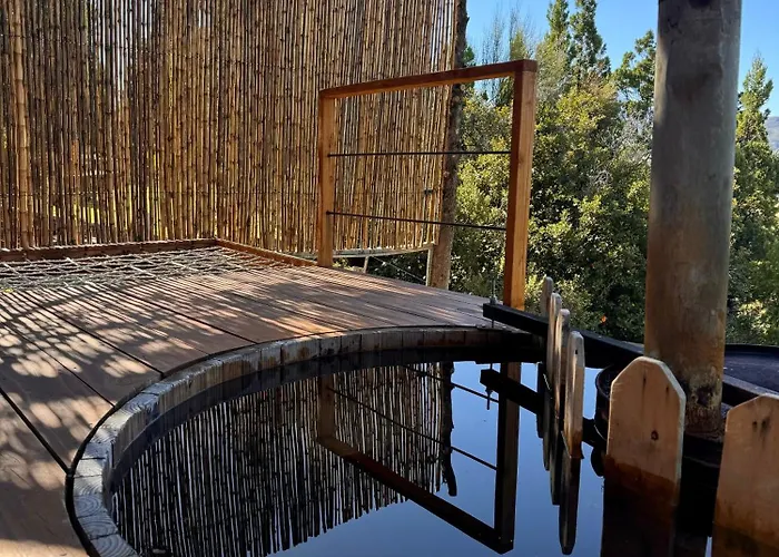 Casa Terraplen Con Tina Privada Y Vista A La Laguna Trevelín