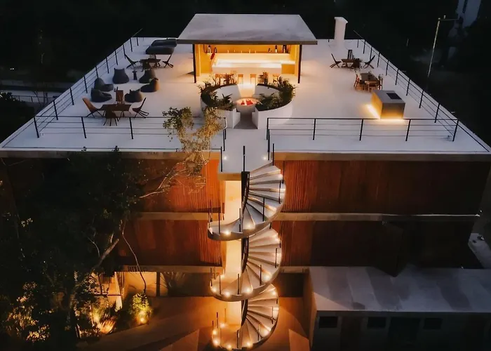 Tulum Aesthetic Mater Suite With Private Pool Rooftop Jacuzzi And Gym