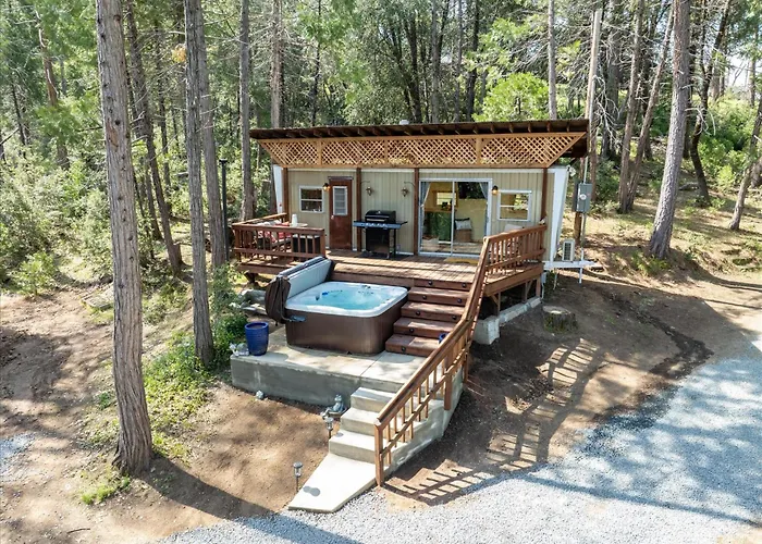 Tiny Home With Spa/Firepit/And More Oakhurst