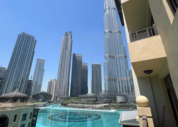Full View Burj Khalifa And Fountains -Souk Al Bahar- Dream View Holiday Home Rental Dubai