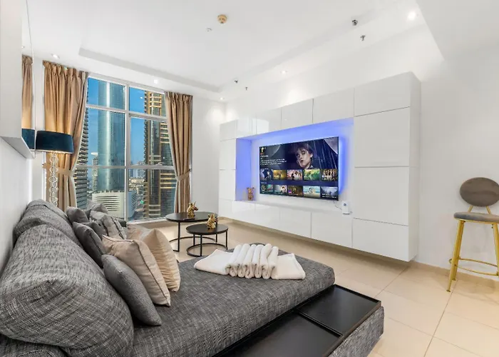 Ferienwohnung Modern 1Br Jbr View No Car Needed! Dubai