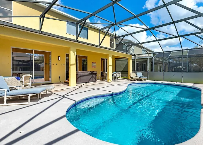 Disney Doorstep 7 Bedroom Villa With Southfacing Pool And Hot Tub Kissimmee