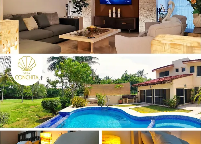 Lujosa Y Acogedora Villa Conchita Con Alberca Privada Puerto Vallarta