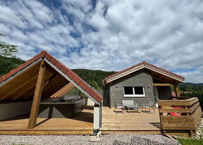 Chalet Du Saut De La Bourrique, Plain-Pied, Spa Couvert, Terrain Cloture Gérardmer