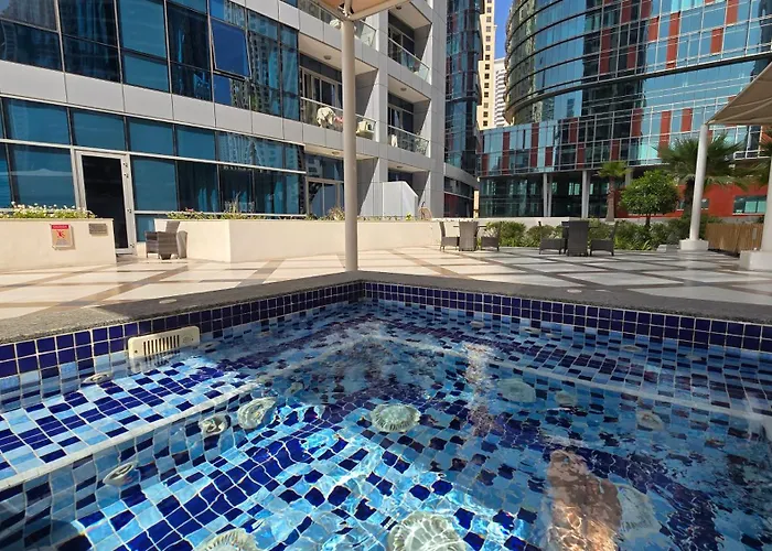 Dubai Marina Amazing 1Br With Promenade View And Pool View --- Next To Jbr Beach---Opp Jbr Tram Station