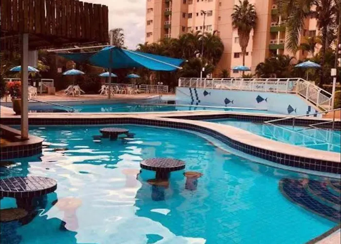 Apartamento Caldas Novas 2 Quartos, Mobiliado, De Segunda A Quinta, 11 Piscinas, Checkin 14H E Checkout 12H