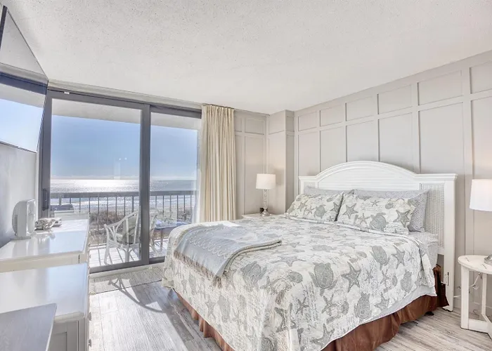 Windy Hill Beach-Sleeps 6-3Bed2Bath-Oceanfront-Pool-Wifi-Tv-16 Foot Balcony Myrtle Beach