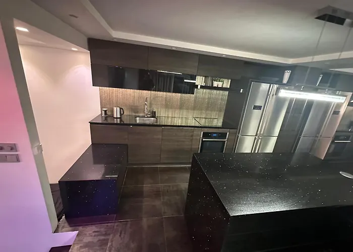 Ferienwohnung B&M Jacuzzi Rezidencija Self Check - In Wilna