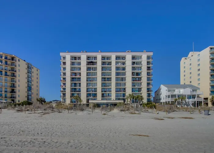 Windy Hill Beach-Sleeps 6-3Bed2Bath-Oceanfront-Pool-Wifi-Tv-16 Foot Balcony Myrtle Beach