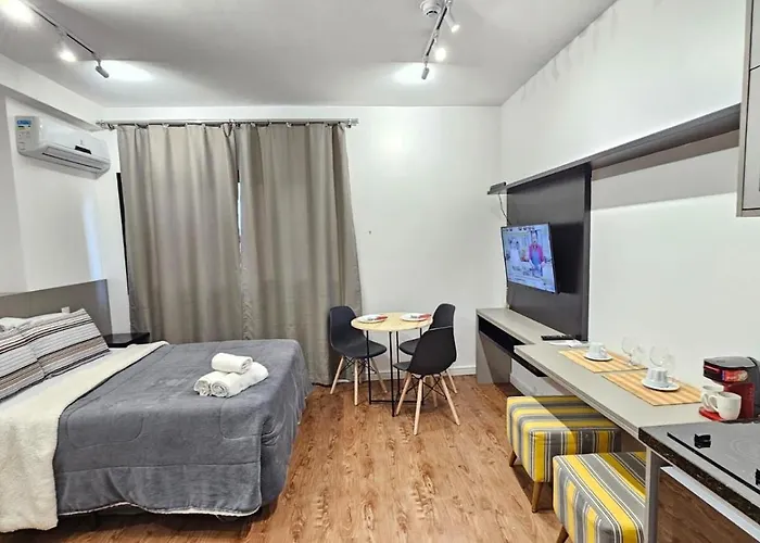 Studio Decorado A Uma Quadra Do Shoping Ibirapuera São Paulo