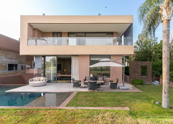 Jacuzzi, 2 Pools, Luxury Villa Marrakesch