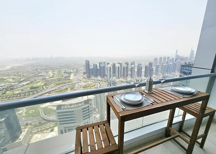 Ferienwohnung Amazing 1Br High-Floor With Breathtaking View Near Marina Walk Dubai