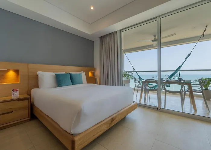 Suite Con 2 Camas, Vista Al Mar Y Piscina Cb1223 Cartagena 