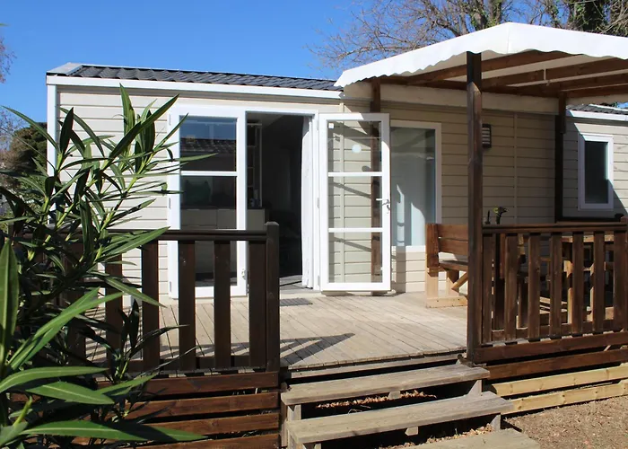Mobil Home Tout Confort Camping La Falaise Narbonne