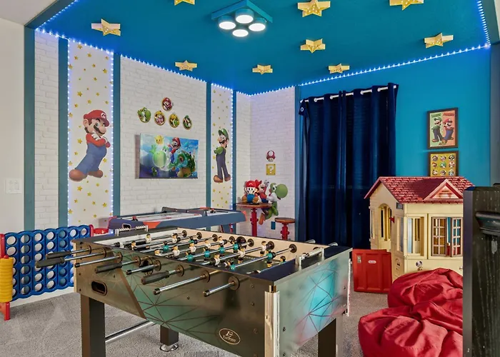 Disney Private Pool Hot Tub Game Room Themed Bedrooms. Book Now Cg772 Kissimmee
