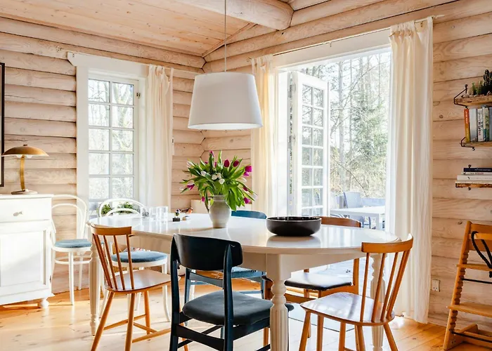 Villa Cozy Times In Log House Amongst Trees Ebeltoft