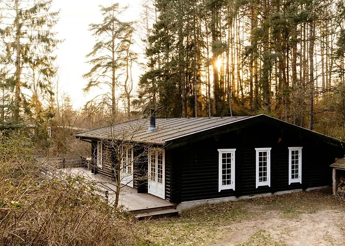Villa Cozy Times In Log House Amongst Trees Ebeltoft