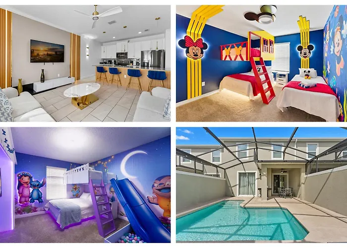 Disney Getaway Prime Location Themed Rooms Kissimmee