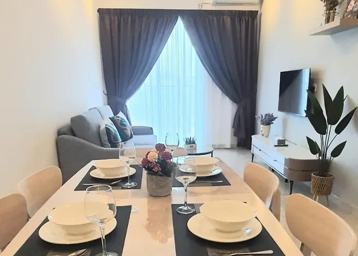 Icc Suites Ipoh City Center, New & Cozy, 6 Pax