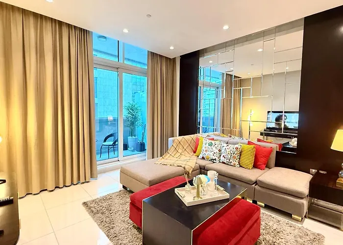 LUX 1BR 5 Min Walk Dubai Mall - DAMAC Upper Crest