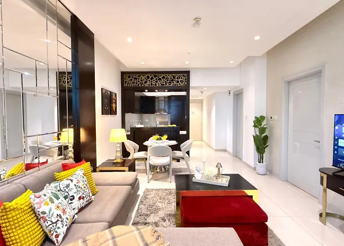 LUX 1BR 5 Min Walk Dubai Mall - DAMAC Upper Crest