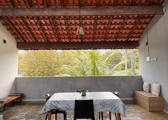 Chale Com Varanda Grande E Terraco Vista Mar Itanhaém