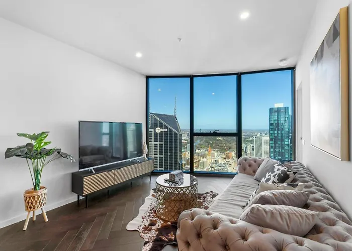 Sky High Brand New 2B2B Apartment At Cbd Mel Melbourne City
