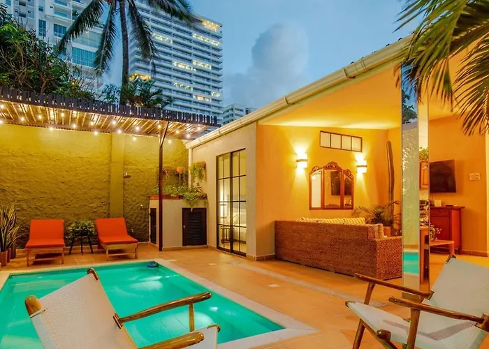 Hotel Cartagena+ Picina+6 Alcobas + Ciudad Antigua