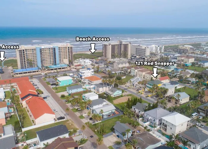 Luxury 1 Min To Beach Pool New Remodel South Padre Island