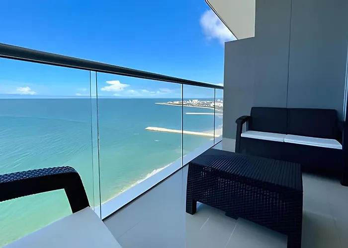 Hermoso Apto 2 Hab Piso 19 En Morros City Cartagena 
