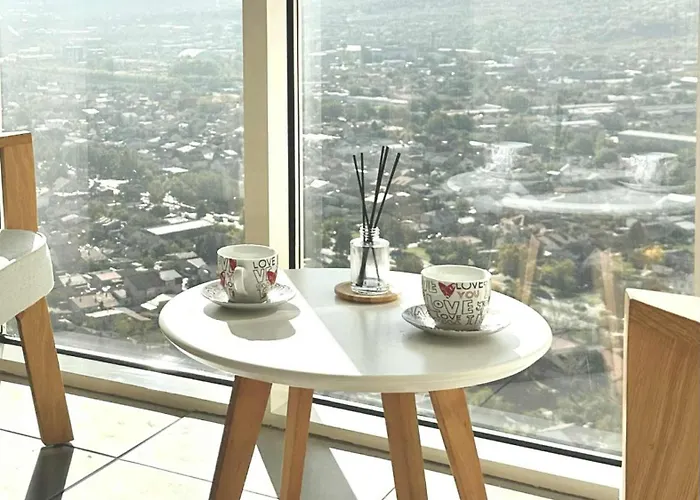 36Th Floor Sky City- 2 Bedroom App Free Private Parking Skopje
