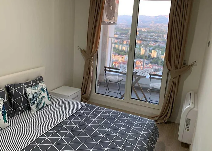 36Th Floor Sky City- 2 Bedroom App Free Private Parking Skopje