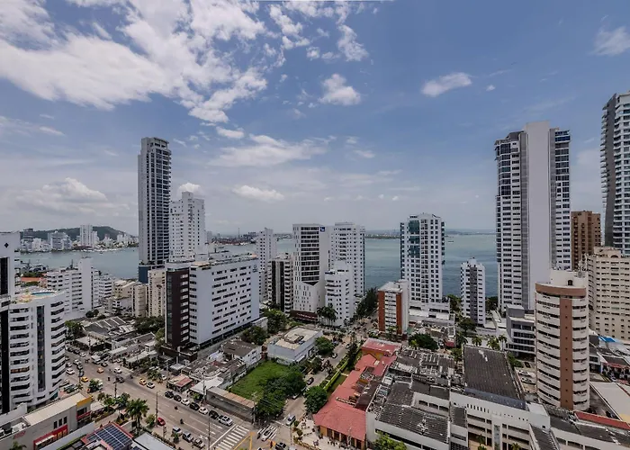 Hermoso Apto 2 Hab Piso 19 En Morros City Cartagena 