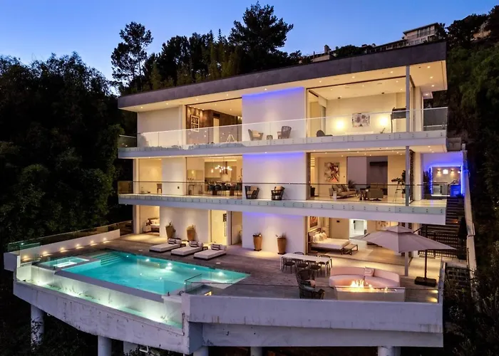 Stunning Hollywood Villa Pool And Panoramic Views Los Angeles