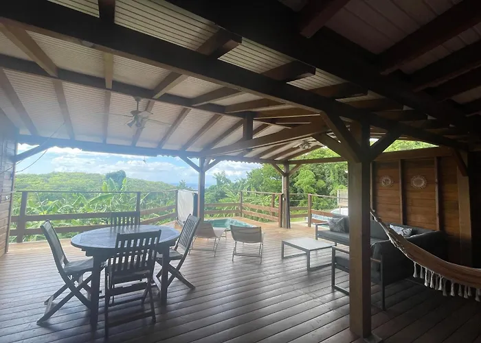 Tropic Lodge Vue Mer , Piscine Et Spa Privee Bouillante