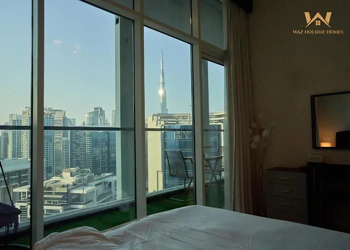 Wake Up To The Burj Khalifa Stunning View 1Br Stay Dubai
