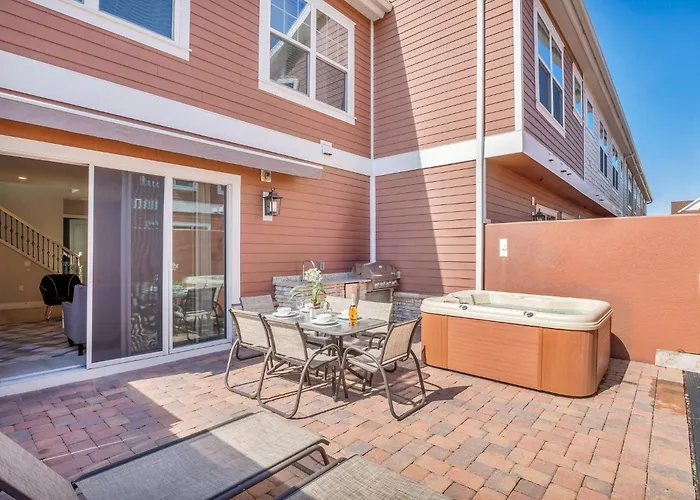 5 Bedroom 6 Ba Luxury Villa 5 Min To Disneyworld Hot Tub & Bbq 112 Orlando