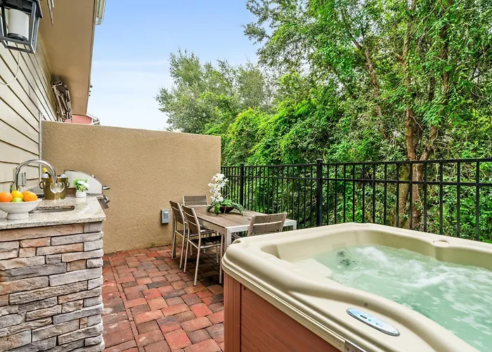 4 Bedroom 4 Ba Deluxe Villa 5 Min To Disney Family Getaway Orlando