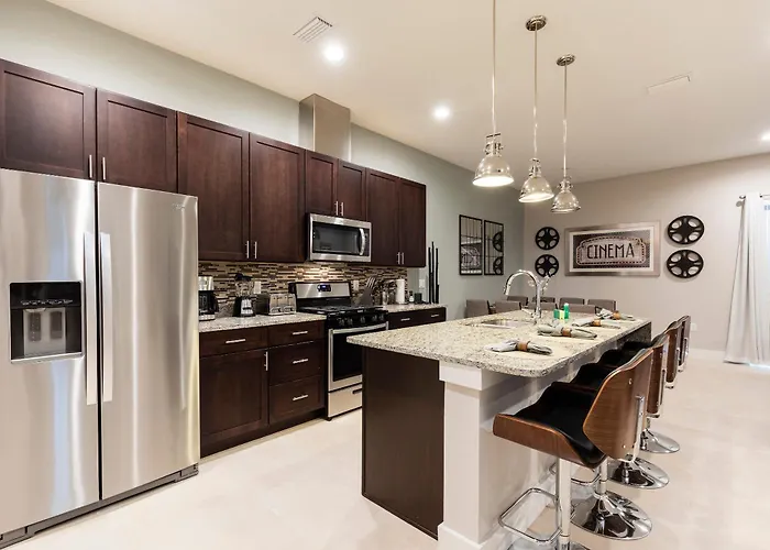 Beautiful Family Villa Patio Area With Bbq 5Min Disney Orlando