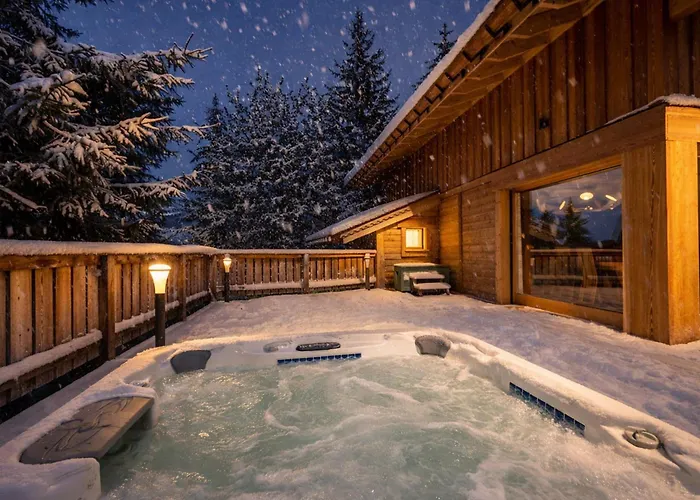 Chalet Moderne 5* A Courchevel La Tania - 12 Pers, Jacuzzi, Sauna, Skis Aux Pieds, Cheminee, Cinema - Fr-1-575-154