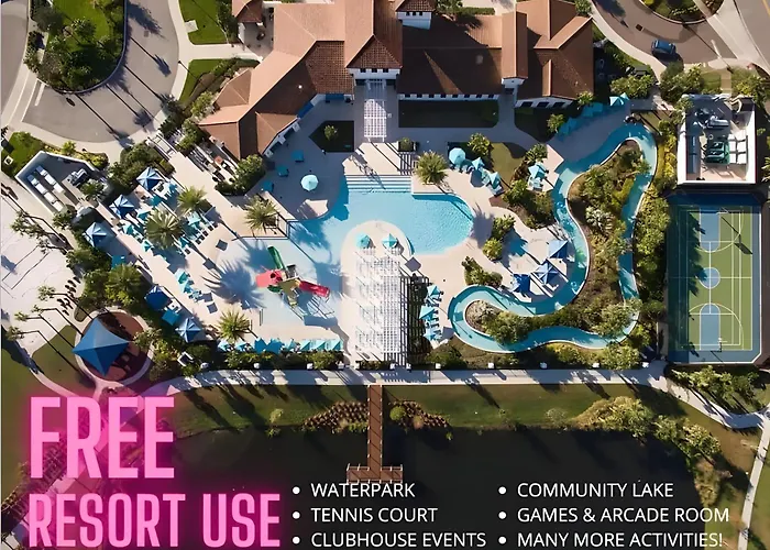 Luxury Modern Villa 8Br Hot Tub, Pool & Lake Kissimmee