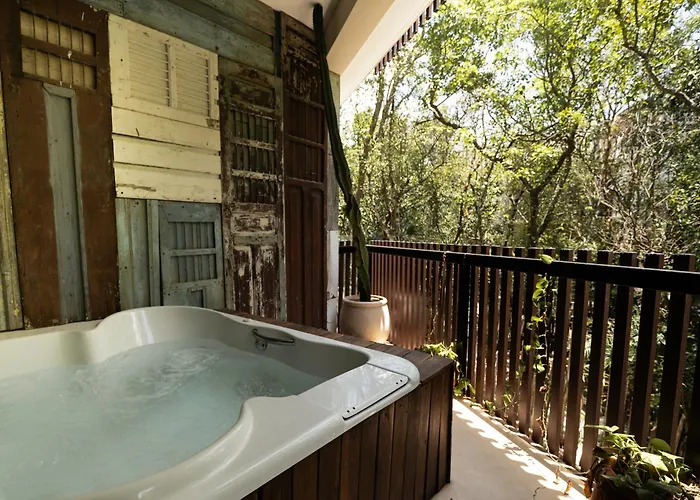 Magical Jacuzzi Apartment At Tulum Jungle "Luum Zama"
