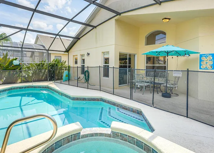3 Mi To Disney World Poolside Oasis With Game Room Kissimmee