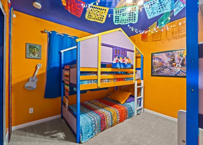 6 Bedroom Home, Themed Rooms, Private Pool, Windsor Hills By Blue Sky Villas Orlando