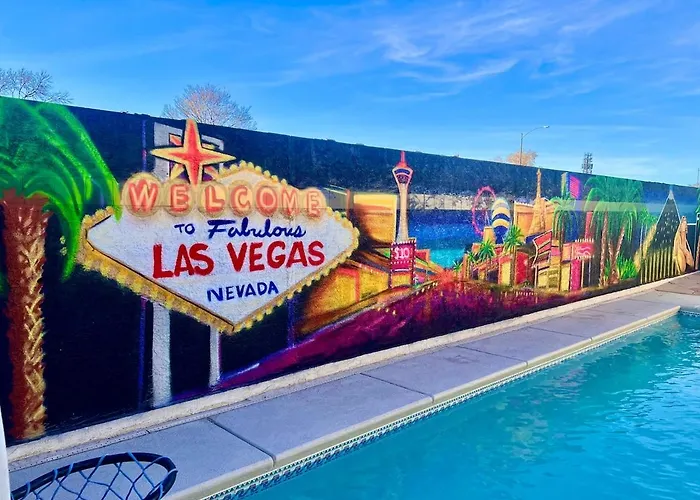 Major Oasis 3 Bd, 2 Bathpool Jacuzzi Fun Mural! Las Vegas