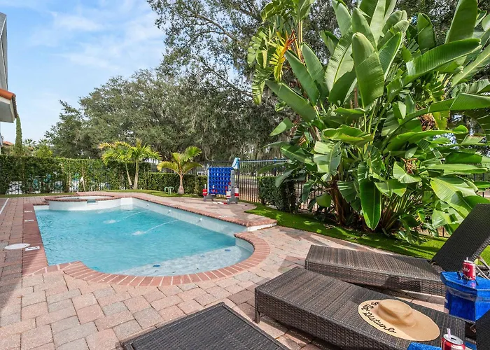 Heated Pool & Cinema In Reunion 8Mi To Disney Kissimmee