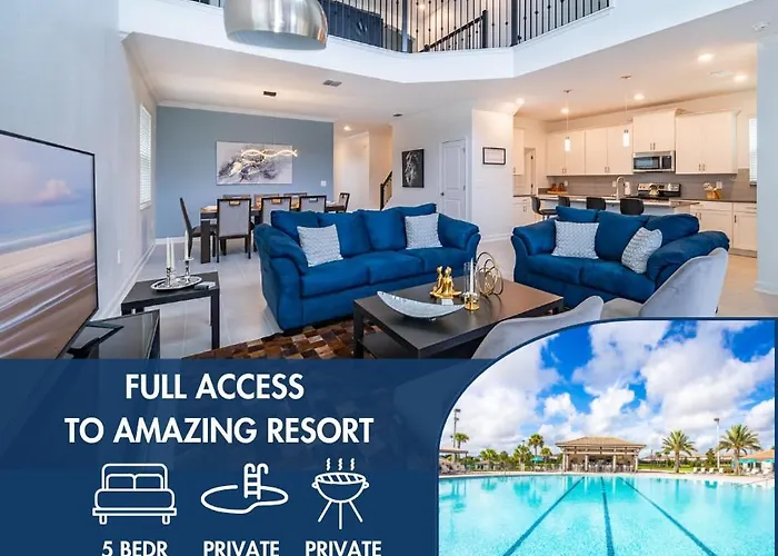 Villa Champions Gate 5Br W/ Pool, Sleeps 12 Kissimmee