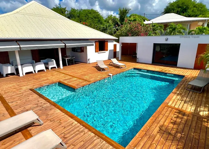 Blue Garden, Grande Villa 4 Chambres, Piscine Et Magnifique Vue Mer Deshaies