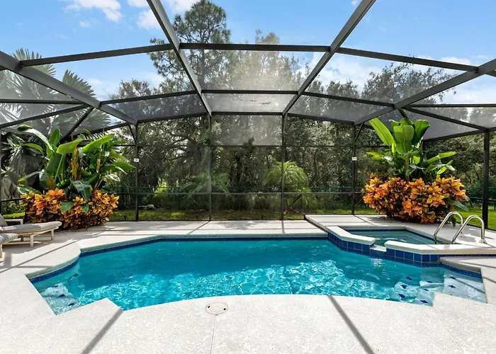 Holiday Home Sunshine Escape Mit Pool Und Spa In Der Naehe Von Disney By Interhome Kissimmee