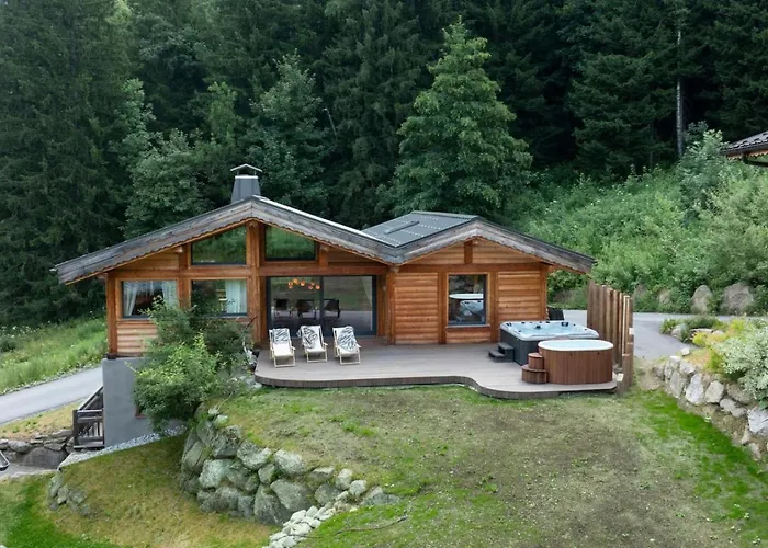 Repos Du Loup - Chalet 4Ch 4Sdb Jacuzzi Bainnordique Chamonix